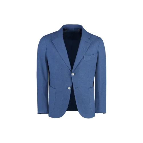 Barba Napoli Синий Мужские офисные костюмы