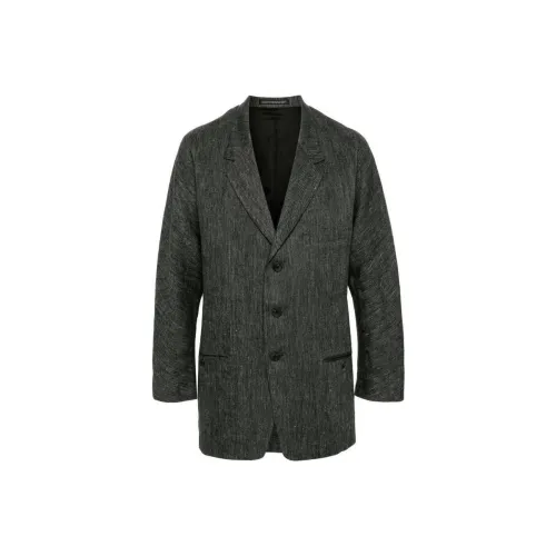 Yohji Yamamoto Pour Homme Серый Мужские офисные костюмы