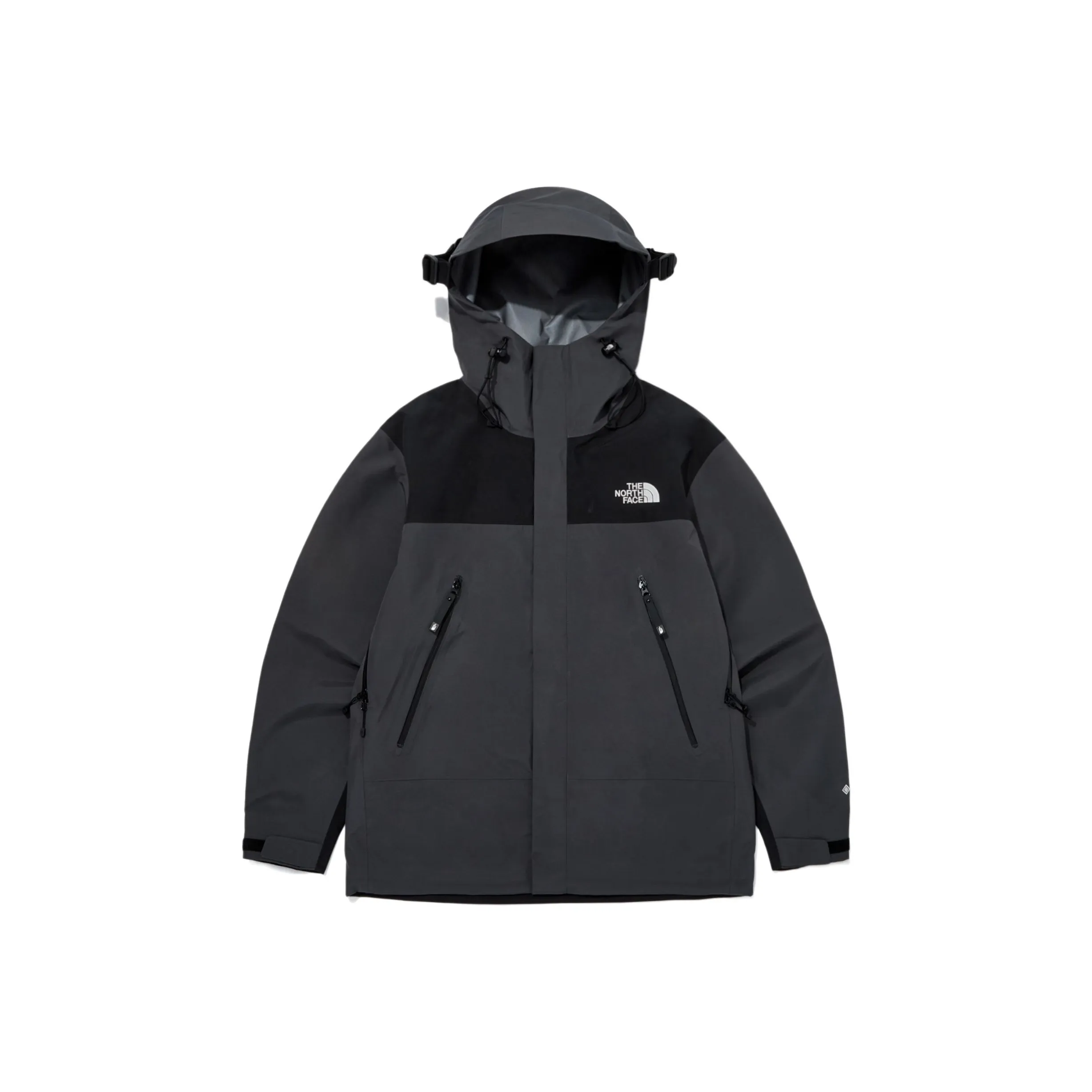 THE NORTH FACE SS24 Water Resistant Windproof Breathable Windbreaker Jacket Unisex Black SS24 Windbreaker Jacket Unisex Dark Gray