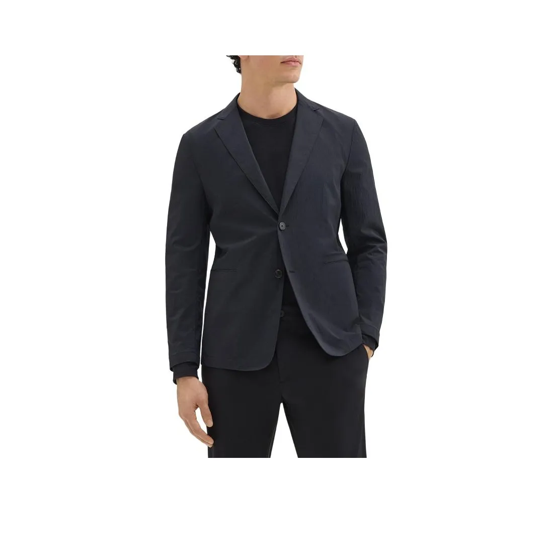THEORY Business Suits Men Navy Blue