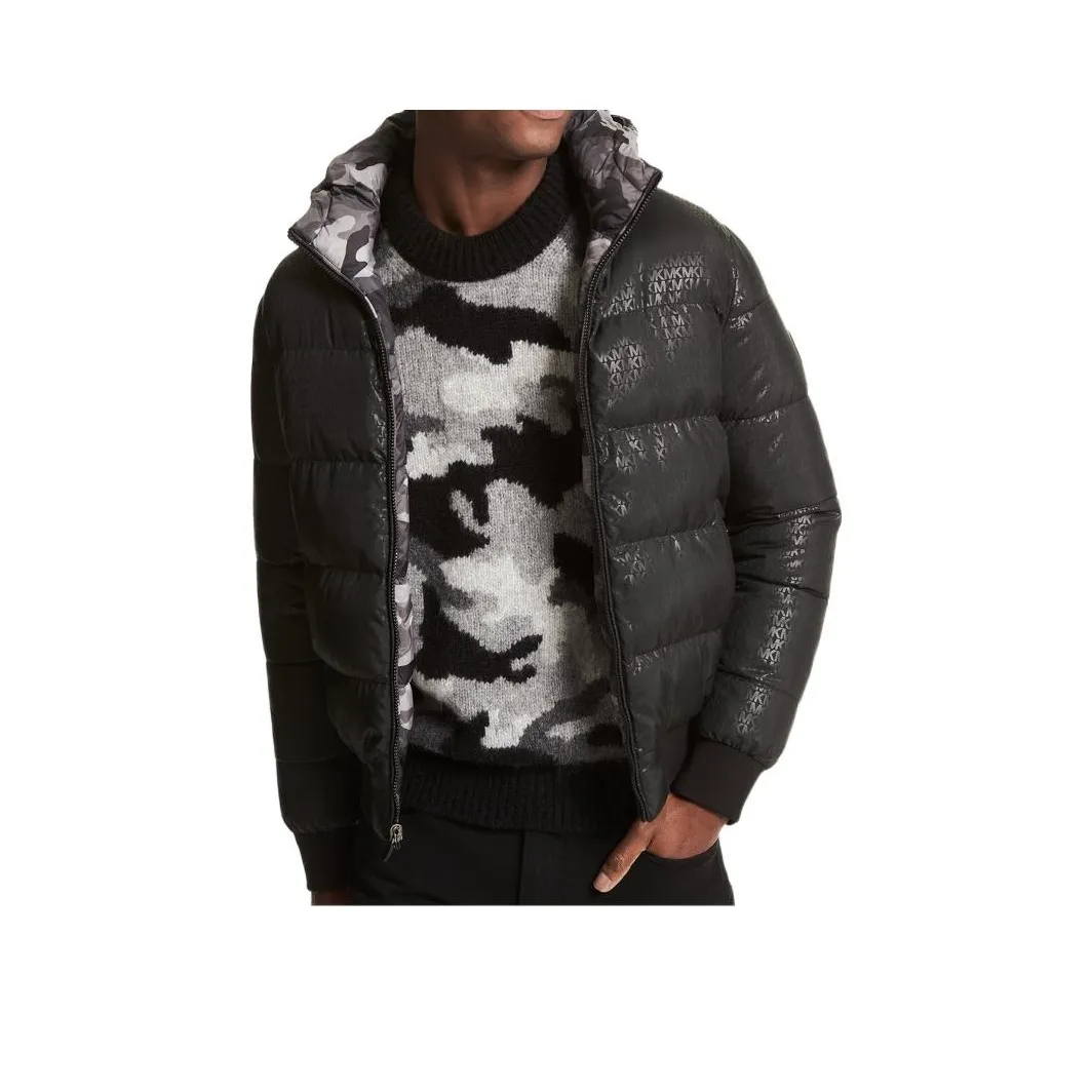 MICHAEL KORS Черный Мужской Пуховик