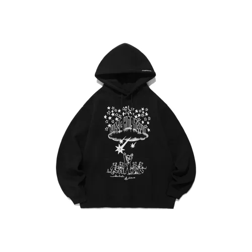 NICE GHOST CLUB Черный Мужские Толстовки