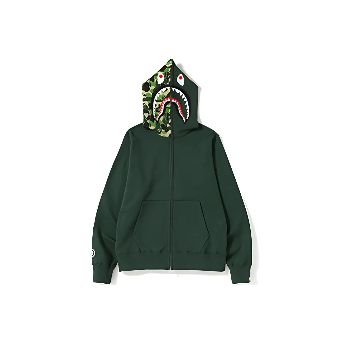 Bape Milo Camo Milo Shark Full Zip Hoodie