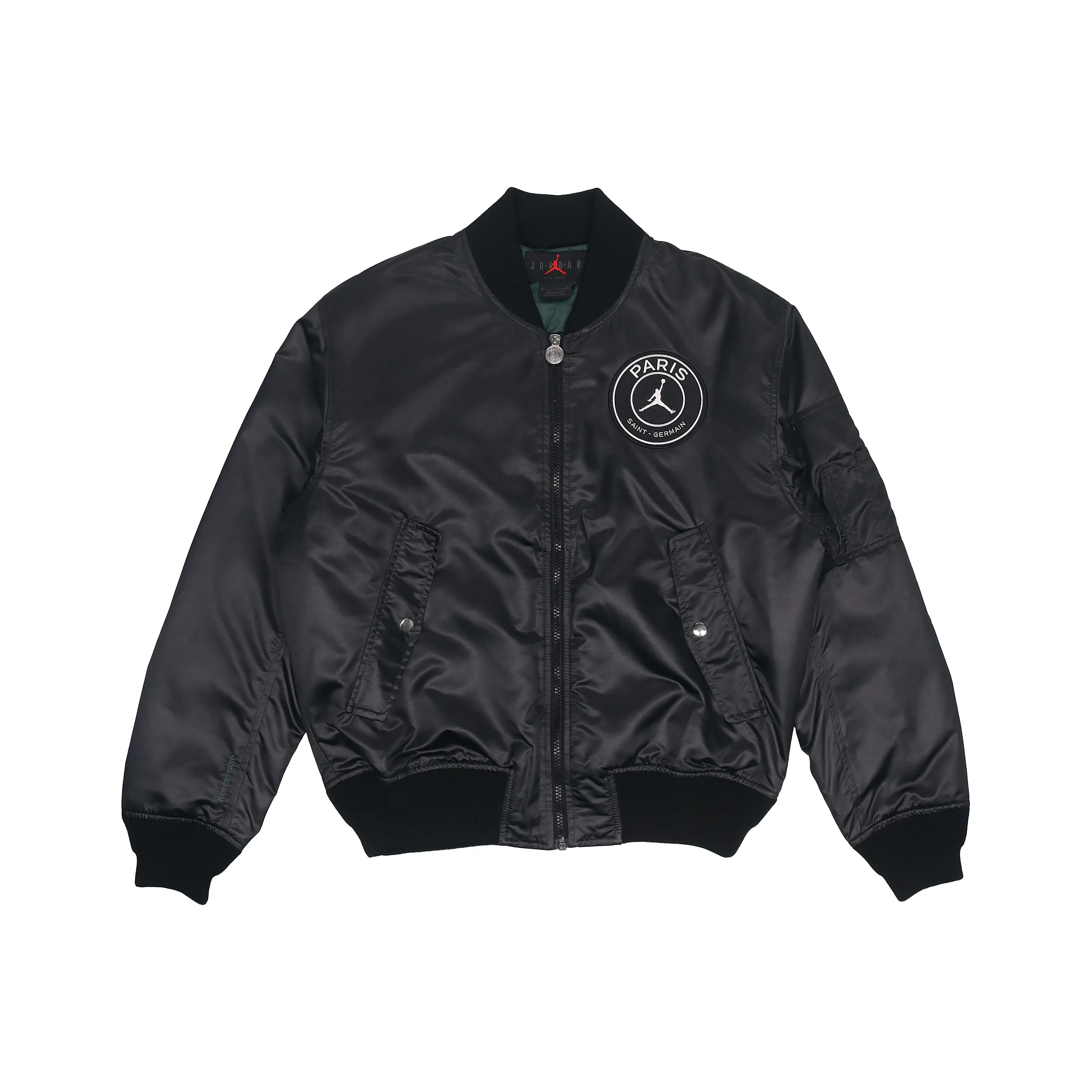 Jordan NIKE Jordan X Paris PSG Puffer Jackets Men's Black