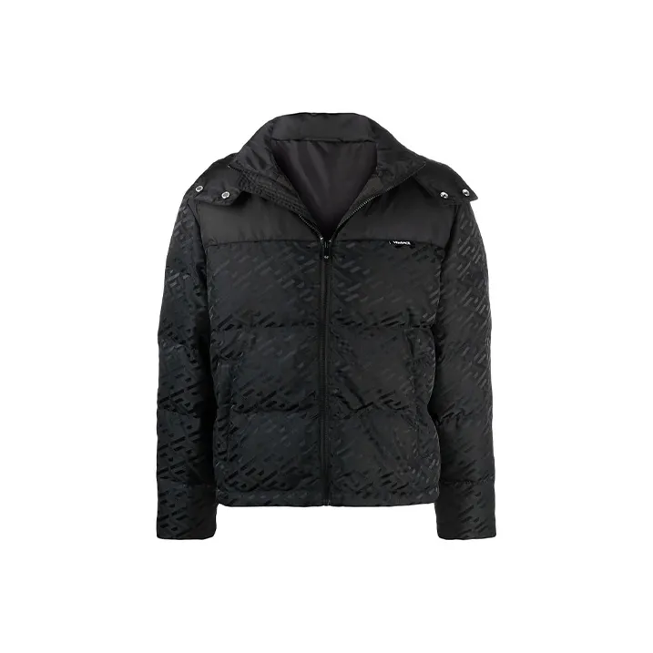 VERSACE Down Jacket Men's Black