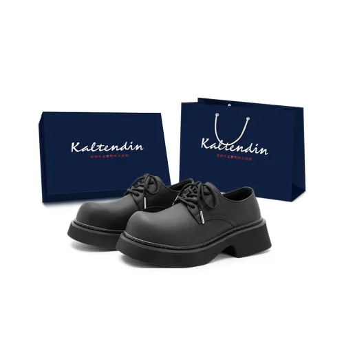 Kaltendin Мужские повседневные туфли Low Top Черные Мужские