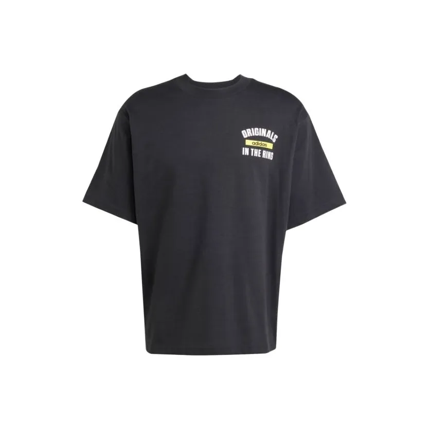 Adidas Originals SS25 T-Shirt Мужской Черный