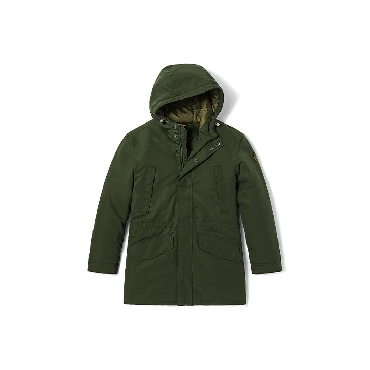 Timberland Puffer Jackets Men's Luggage Bag Green