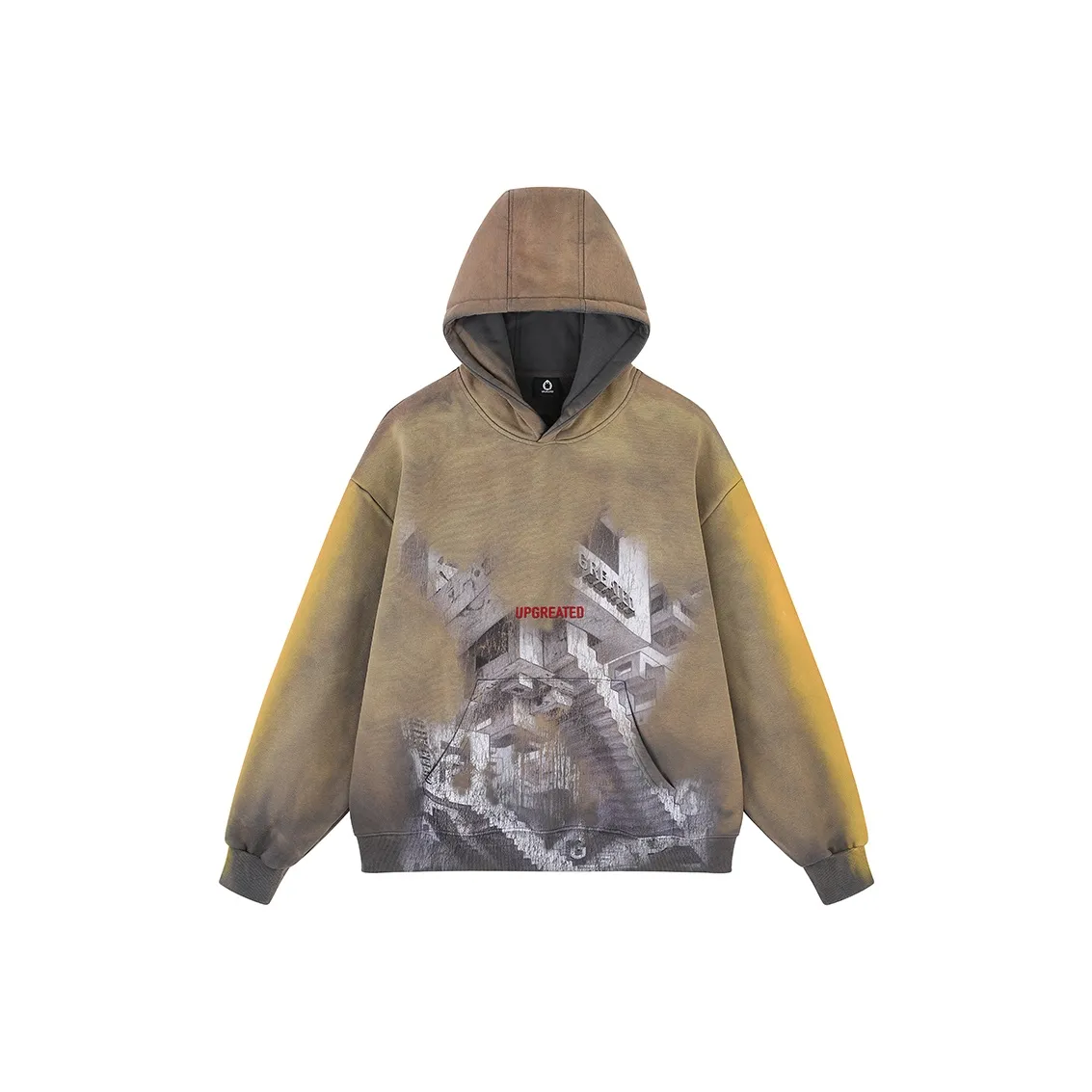 UPGREATED Свитшот Унисекс Washed Yellow