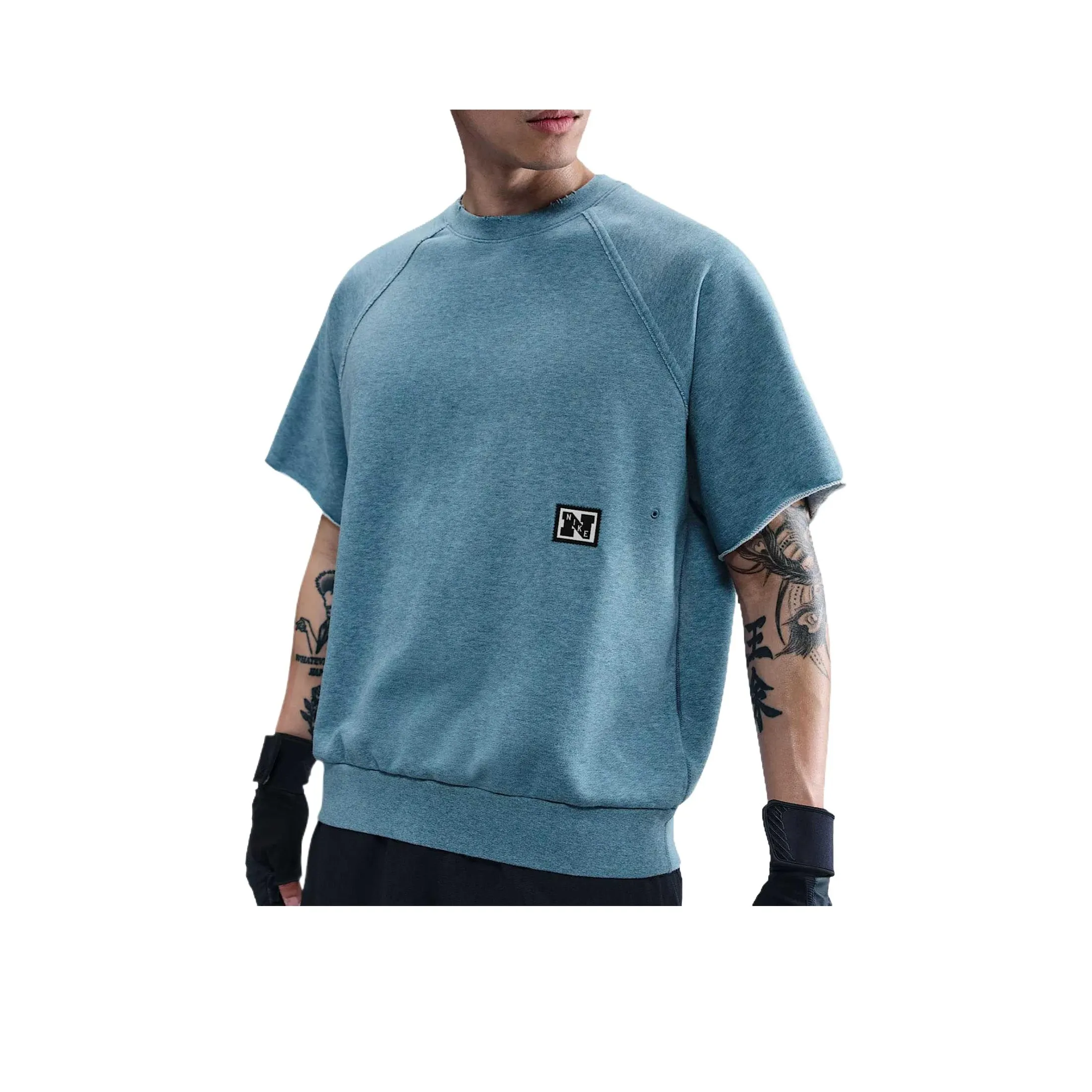 Nike Blue Men's T-Shirts Найк Синий Мужские Футболки