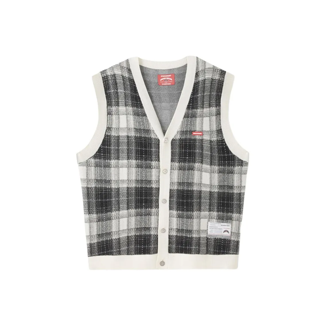 SPRAYGROUND Жилет Унисекс Черный Клетка