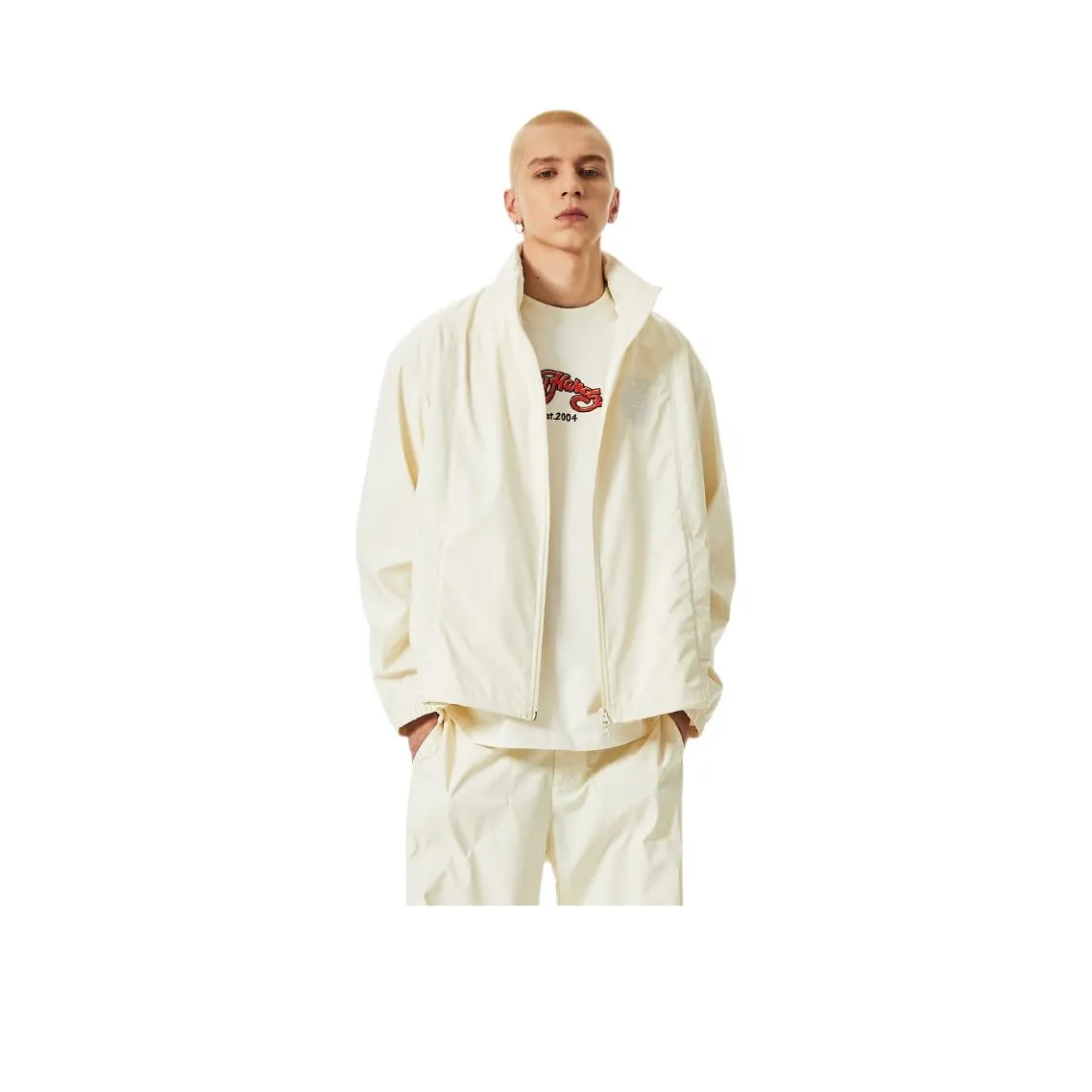 Ed Hardy SS24 Куртки Пальто Мужской Айвори Белый