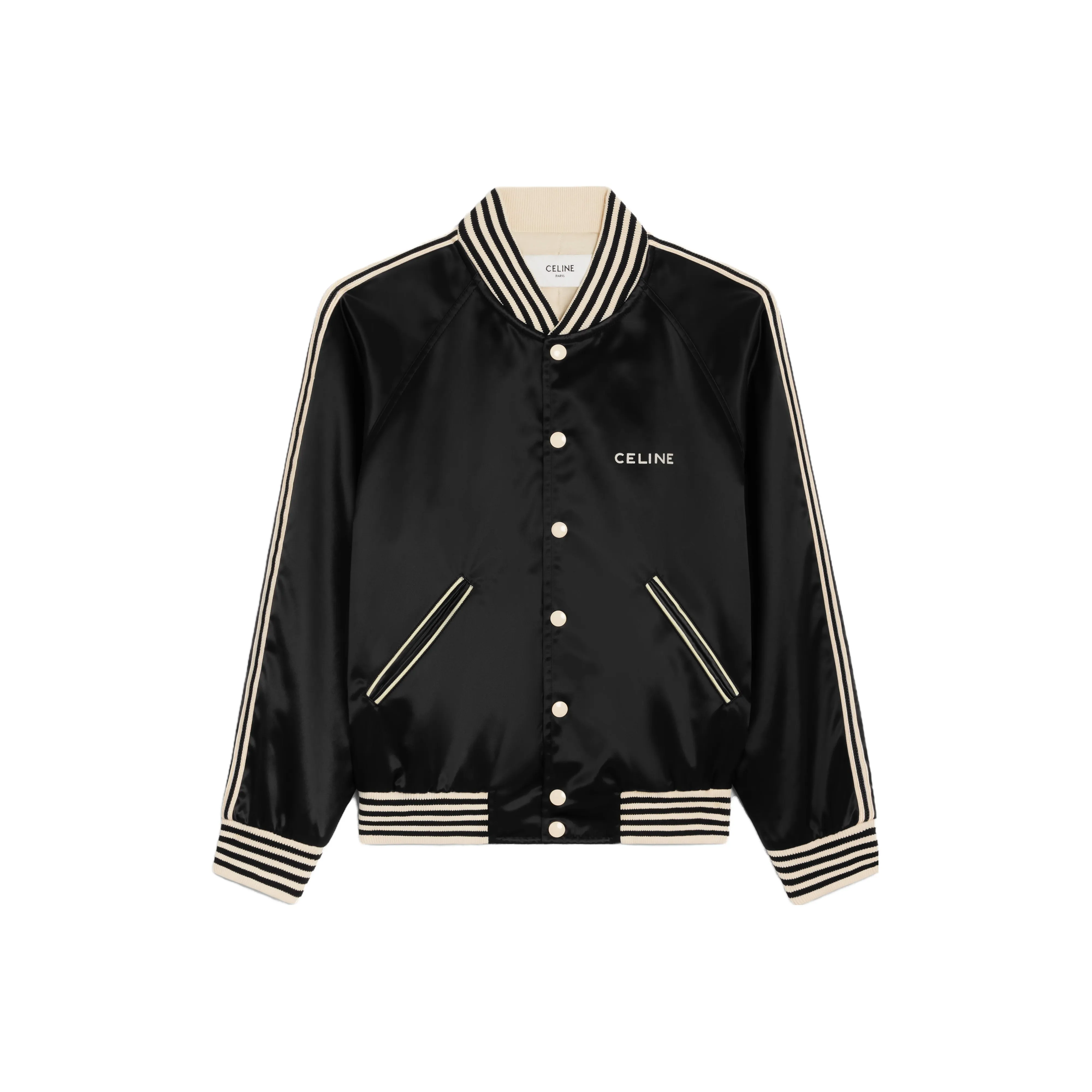 CELINE Embroidered Teddy Jacket