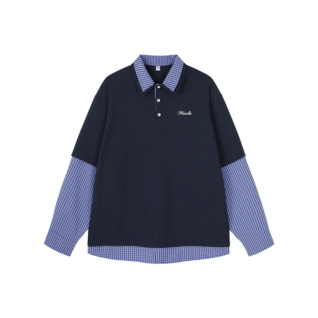 MATCHA STORY College Series Свитшот Унисекс Темно-синий