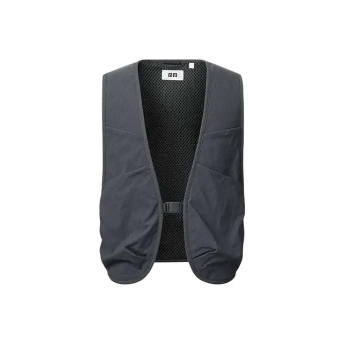 Uniqlo U Collection SS24 Жилет Мужской Темно-Серый