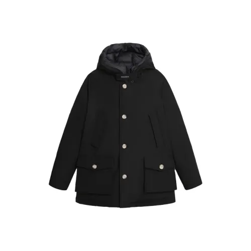 WOOLRICH Черный Мужские пуховики