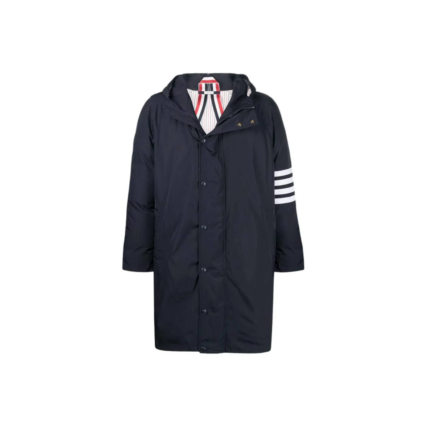 THOM BROWNE Twill 4 Bar Football Sideline Parka