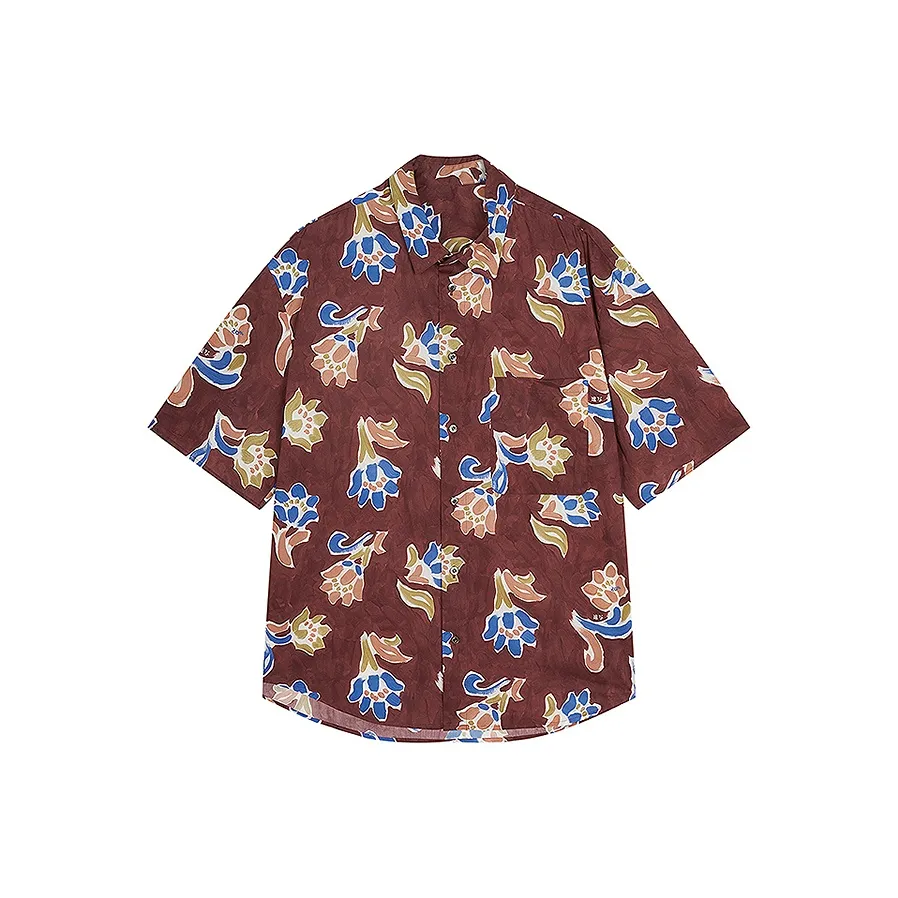 CROQUIS Рубашка Мужская 496 Комбо Синий Кофейный