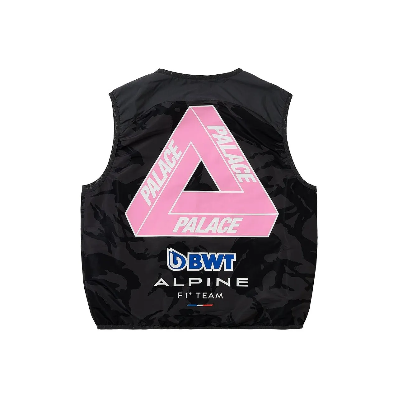 PALACE x KAPPA x F1 Жилет Унисекс Черный