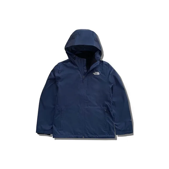 The North Face Dryvent Водонепроницаемый и Ветрозащитный для сохранения тепла Ветровка Мужская Синяя