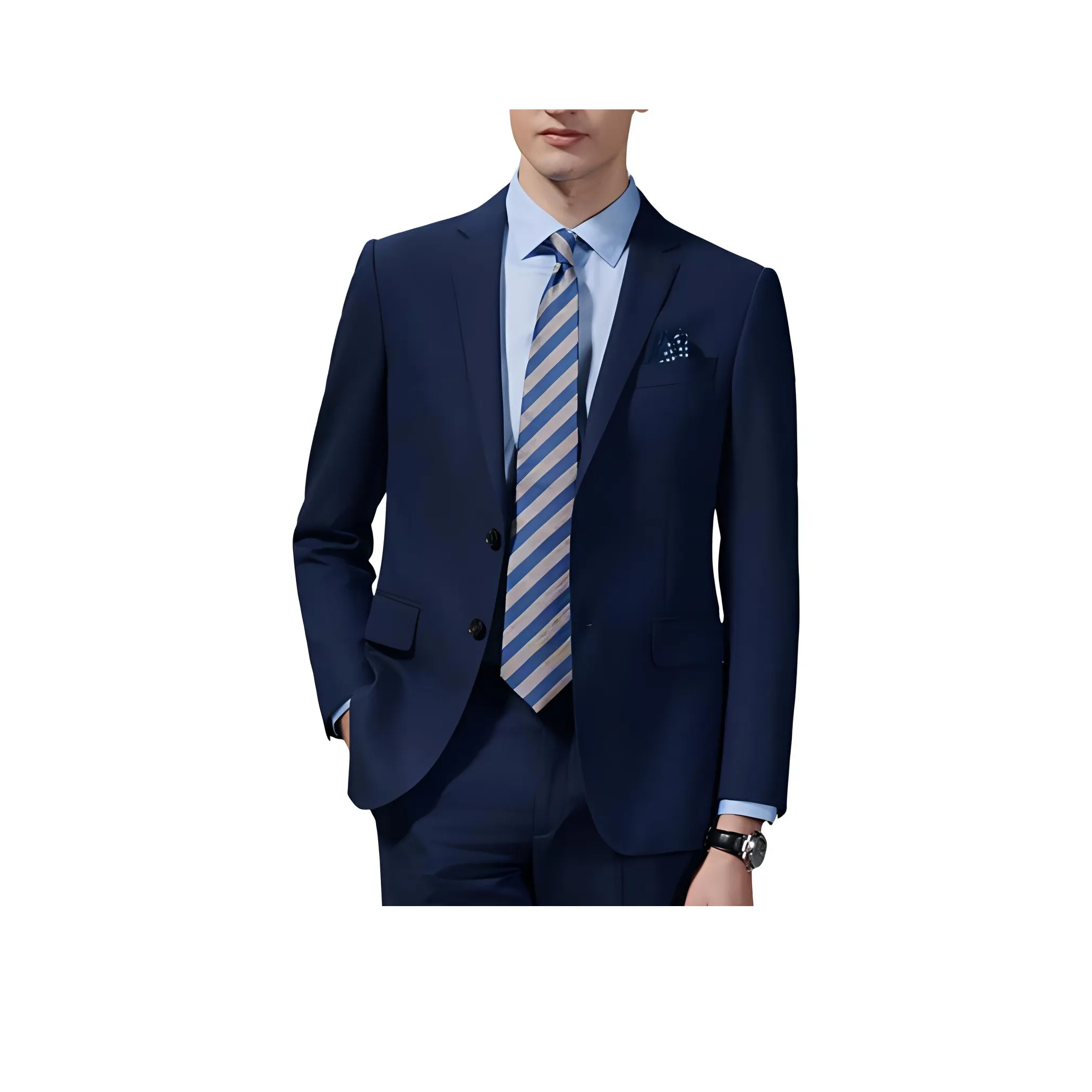 JODOLL Бизнес-костюм мужской темно-синий