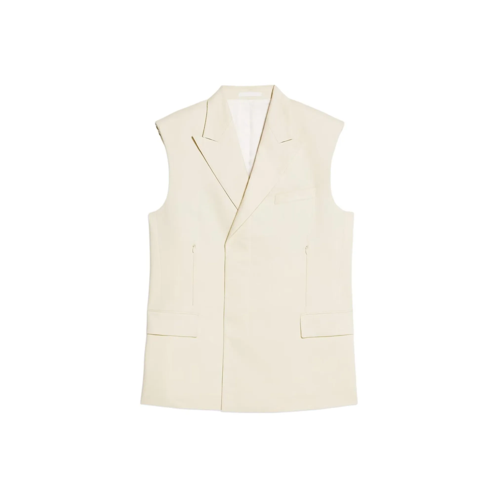 Helmut Lang Peak lapel Shoulder pad Waistcoat
