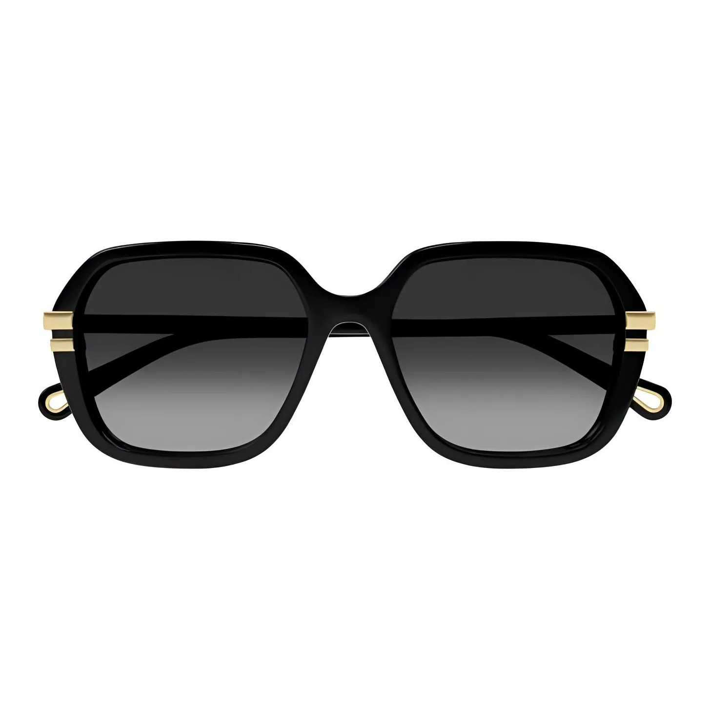 Chloe Square Sunglasses Women's Black
