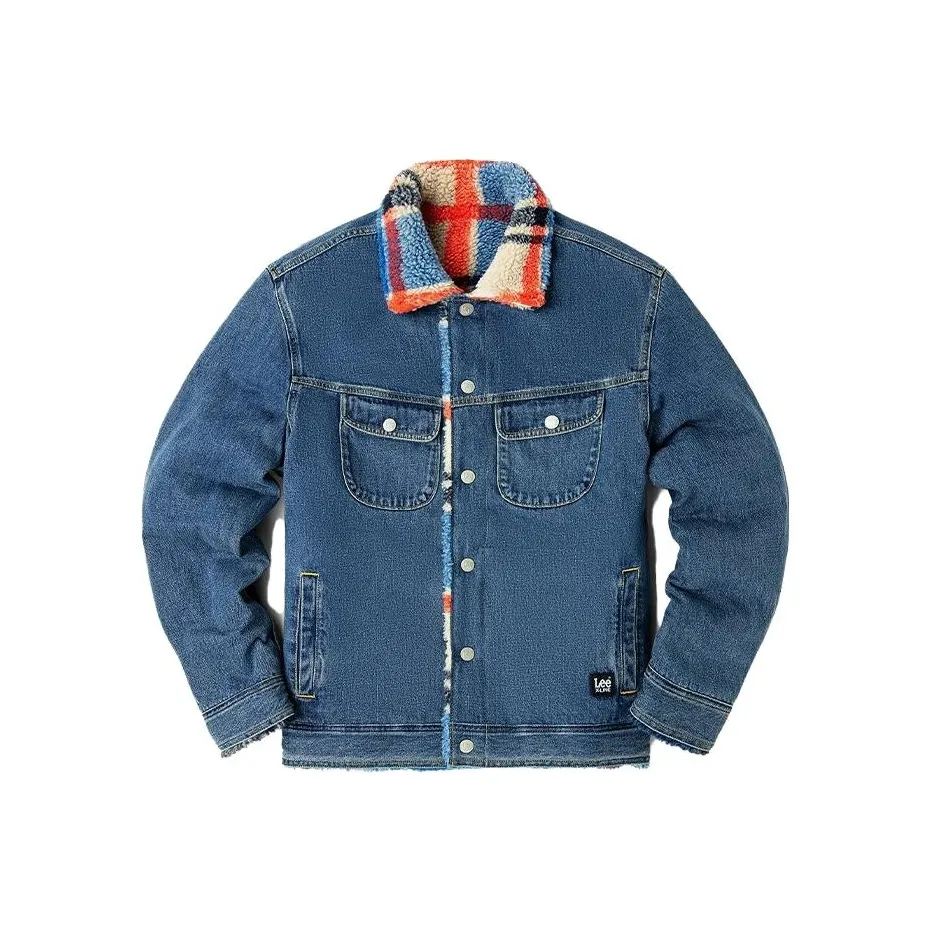 Lee Denim Jacket Men's Medium Blue