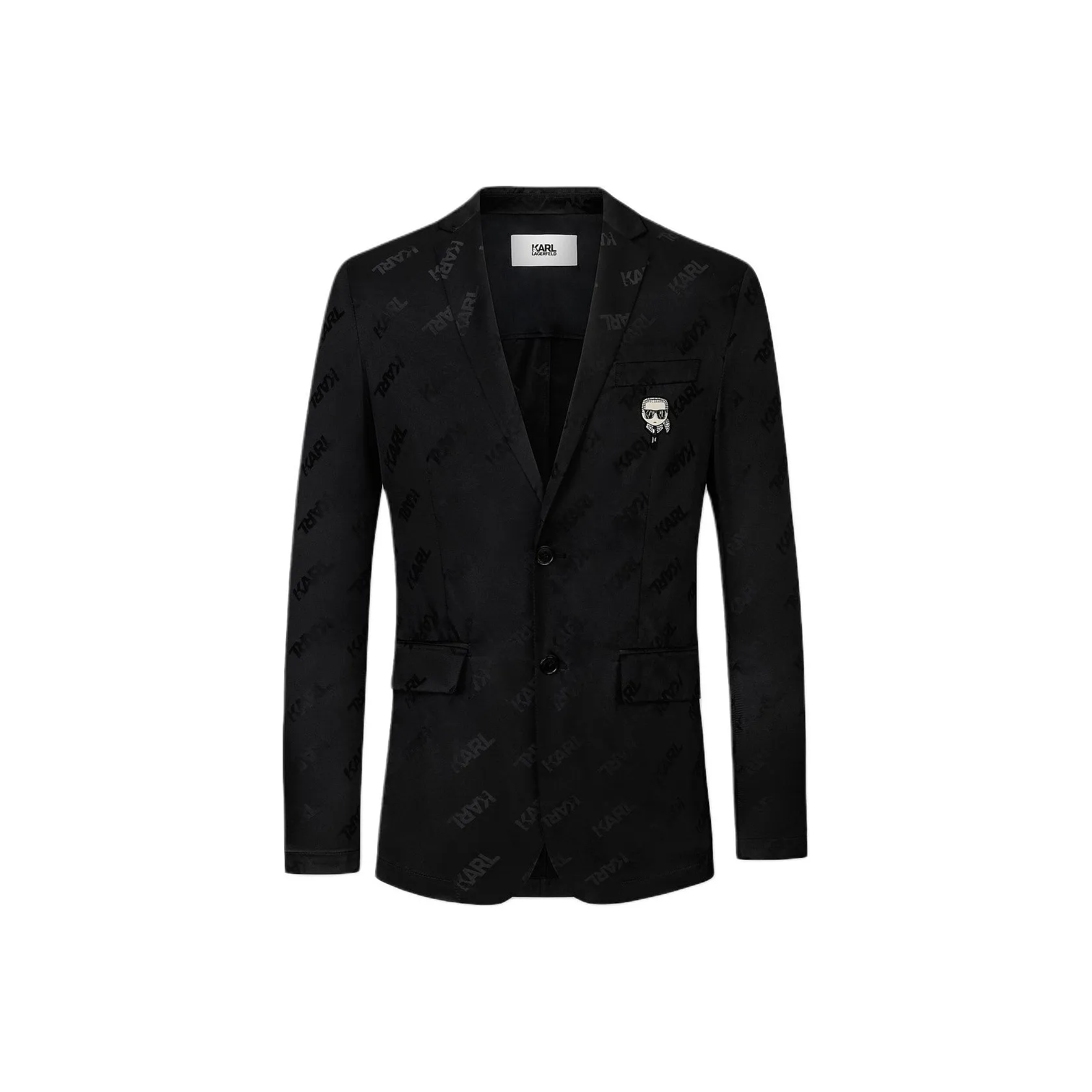 Karl Lagerfeld Бизнес-костюм Пальто Мужской Черный