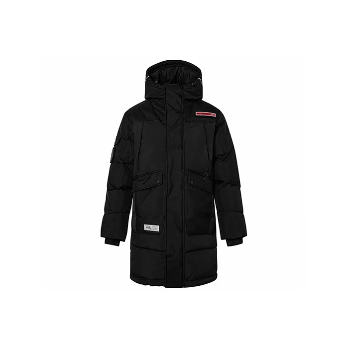 KAPPA Colorblock Letter С капюшоном MID Down Jacket Unisex