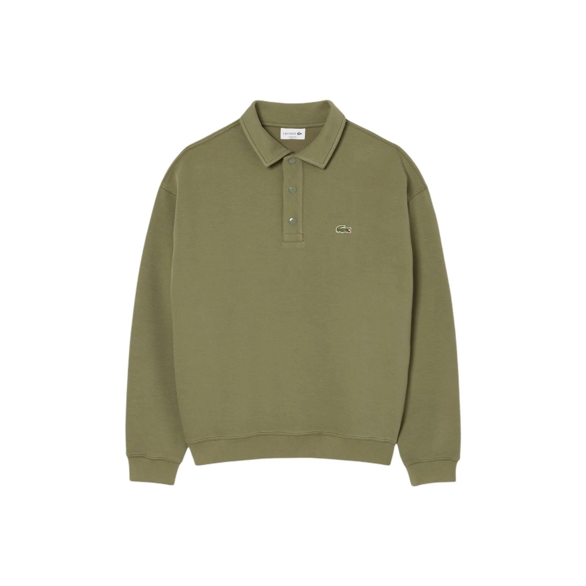 LACOSTE Collaboration SS25 Толстовка Мужской BMY Хаки