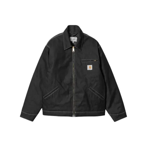Carhartt WIP Collaboration Черный Жесть Мужские Джинсовые Куртки