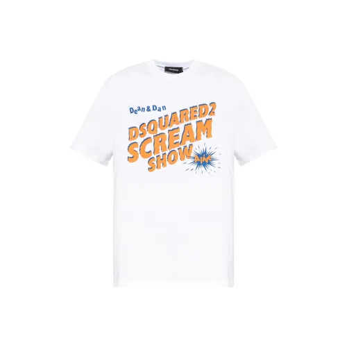 DSQUARED 2 Белая Мужская Рубашка