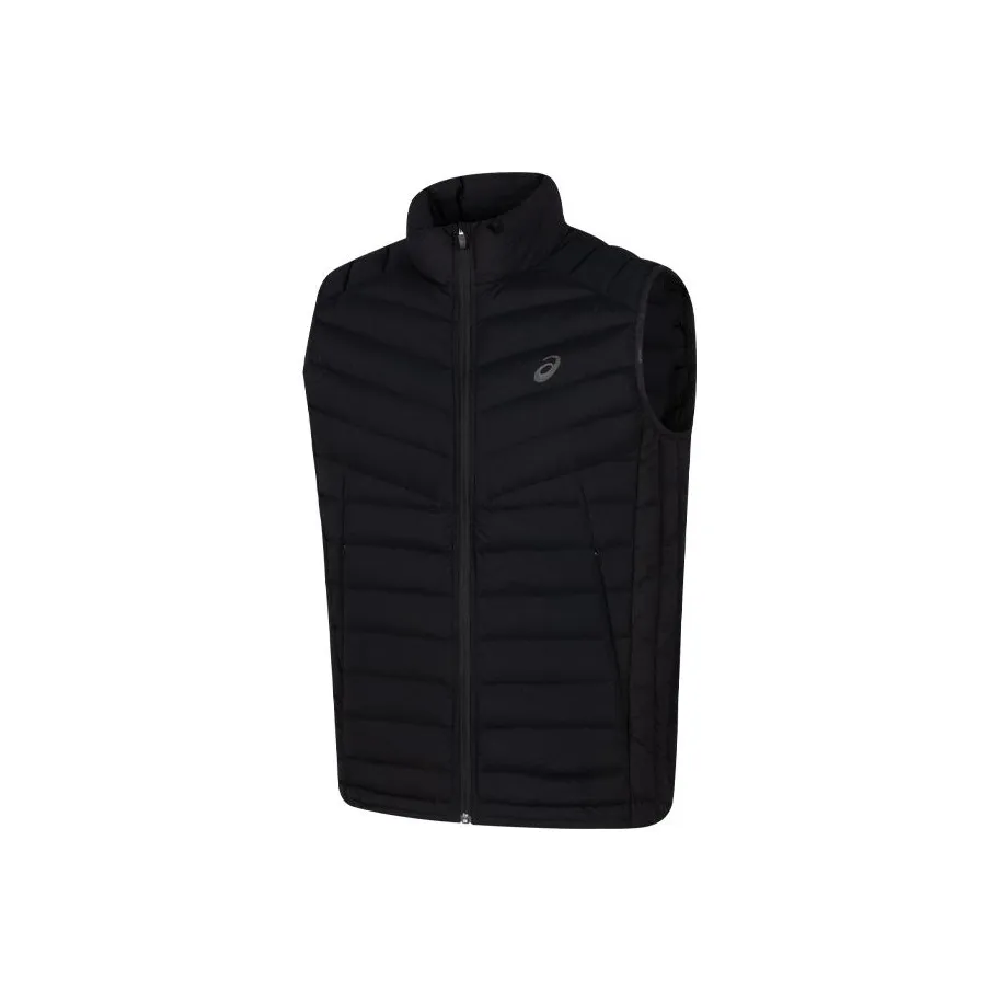 ASICS Dry Тренировки Тонкий Черный Мужской Пуховый жилет