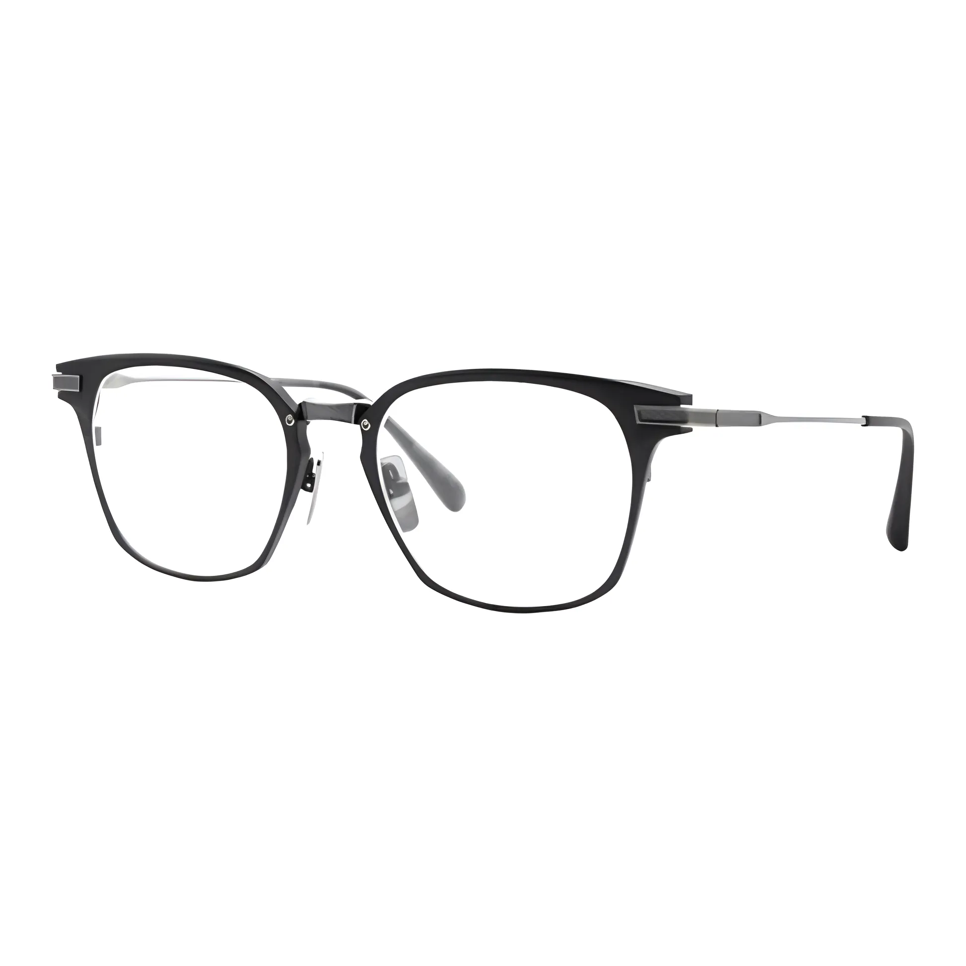 Mono rectangle-frame pilot-frame sunglasses