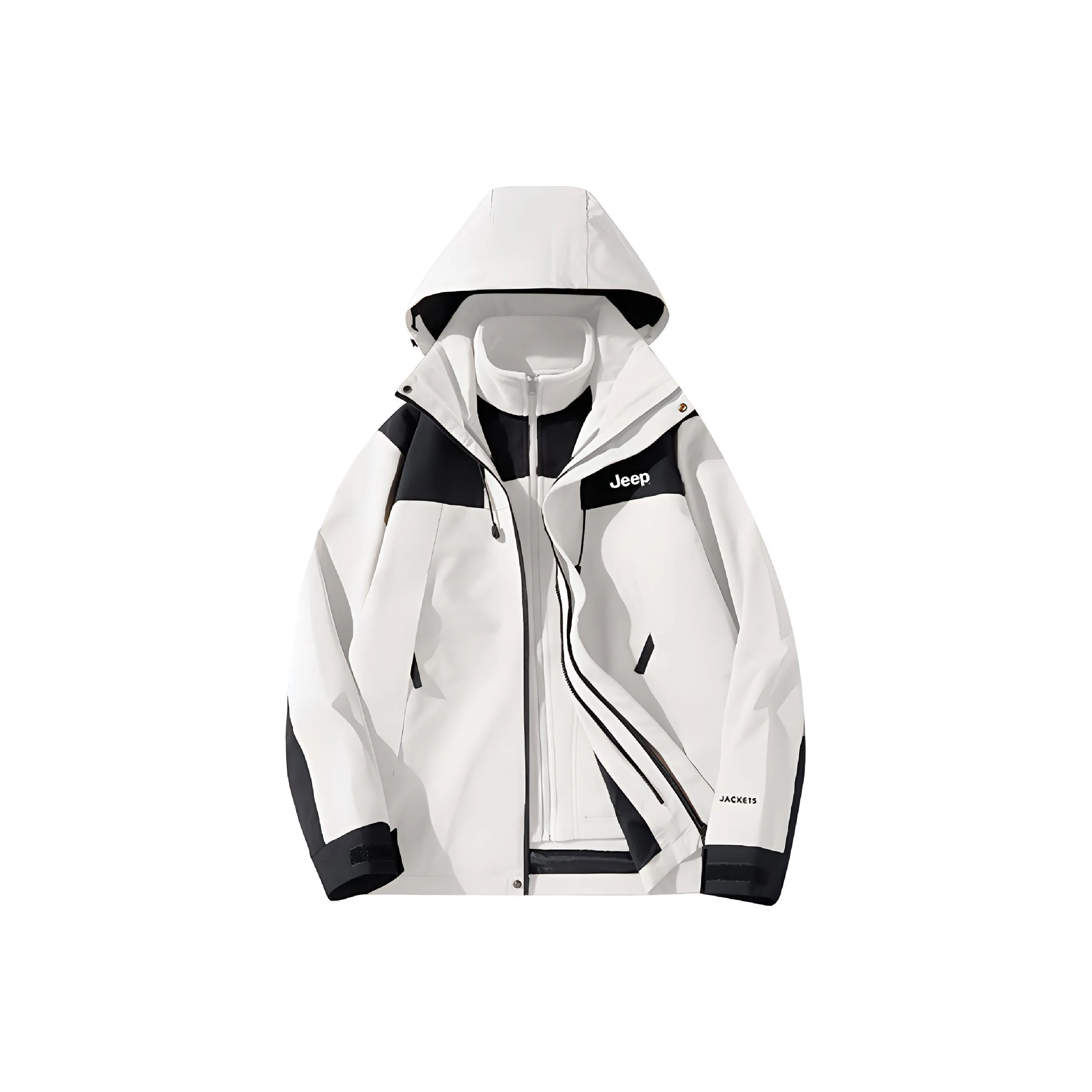 Jeep Водонепроницаемый Ветрозащитный Дышащий Устойчивый к истиранию Термическая ветровка Унисекс