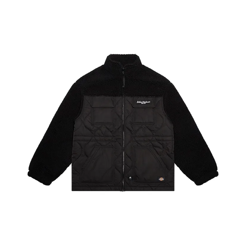 Dickies Хлопковый пуховик унисекс черного цвета