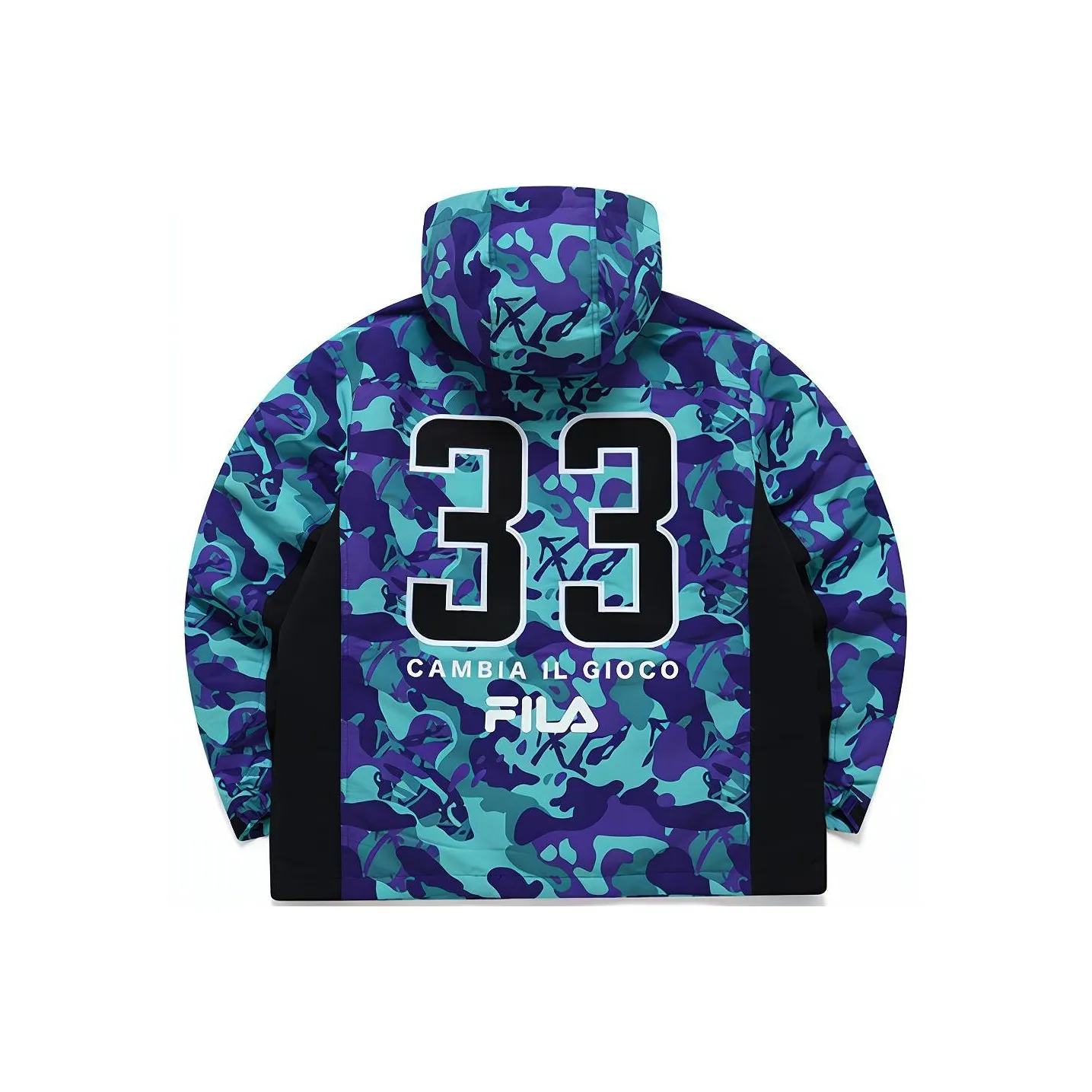 FILA FUSION Хлопковый пуховик Мужской Синий