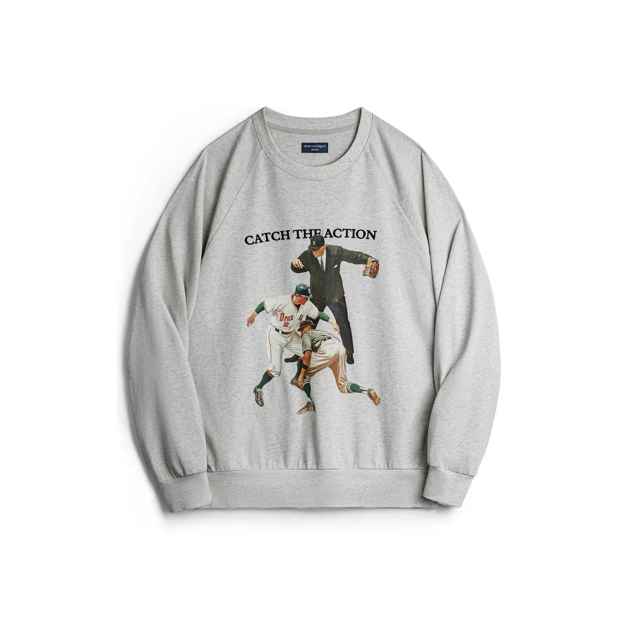 MADEN Толстовка Мужская Фотиния Серый