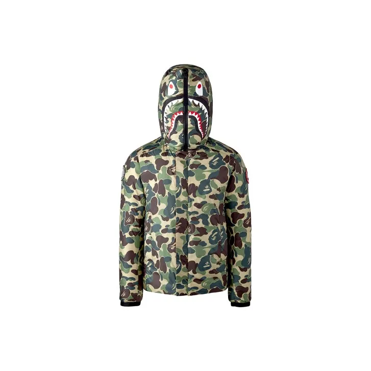 Bape X Canada Goose X Concepts Crofton Shark Hoodie