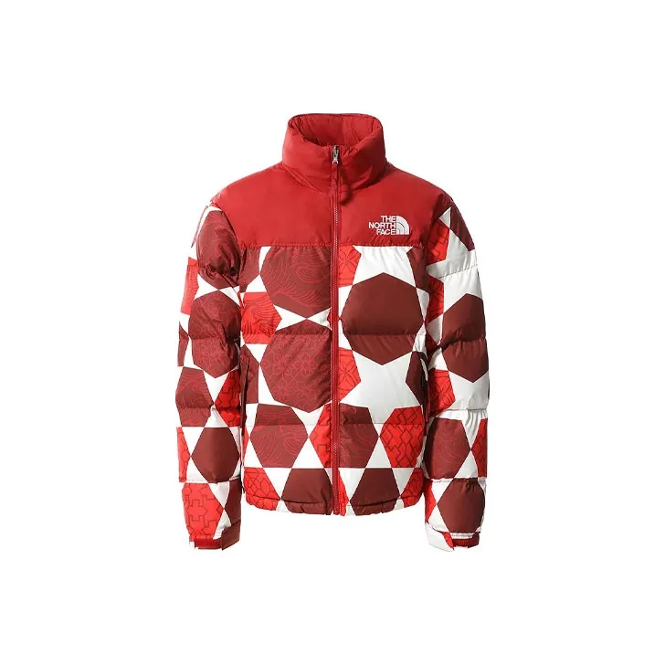 Versatile for various activities 1996 Retro Nuptse Ic Geo Print Jacket