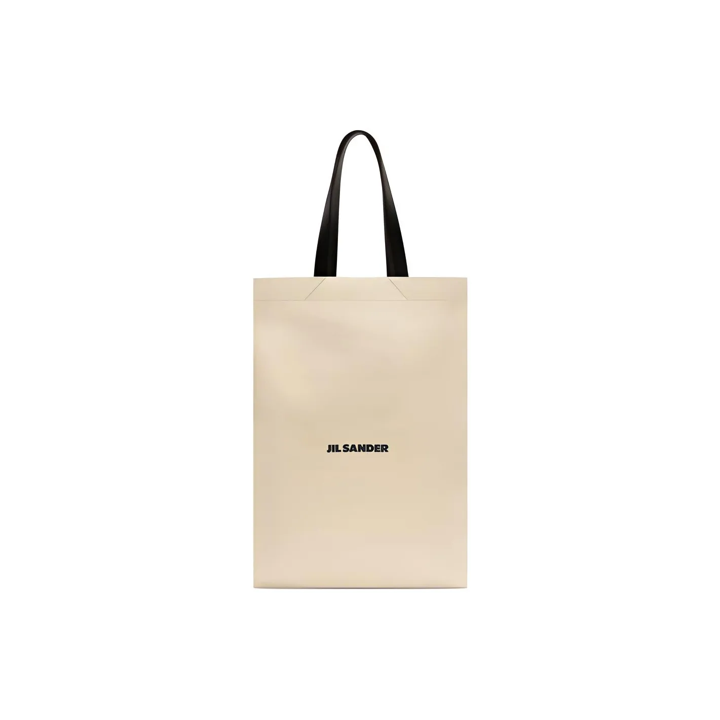 JIL SANDER Хлопок Canvas Сумка Tote Сумка Сумка для покупок Сумка через плечо Сумка Большая Унисекс Бежевая