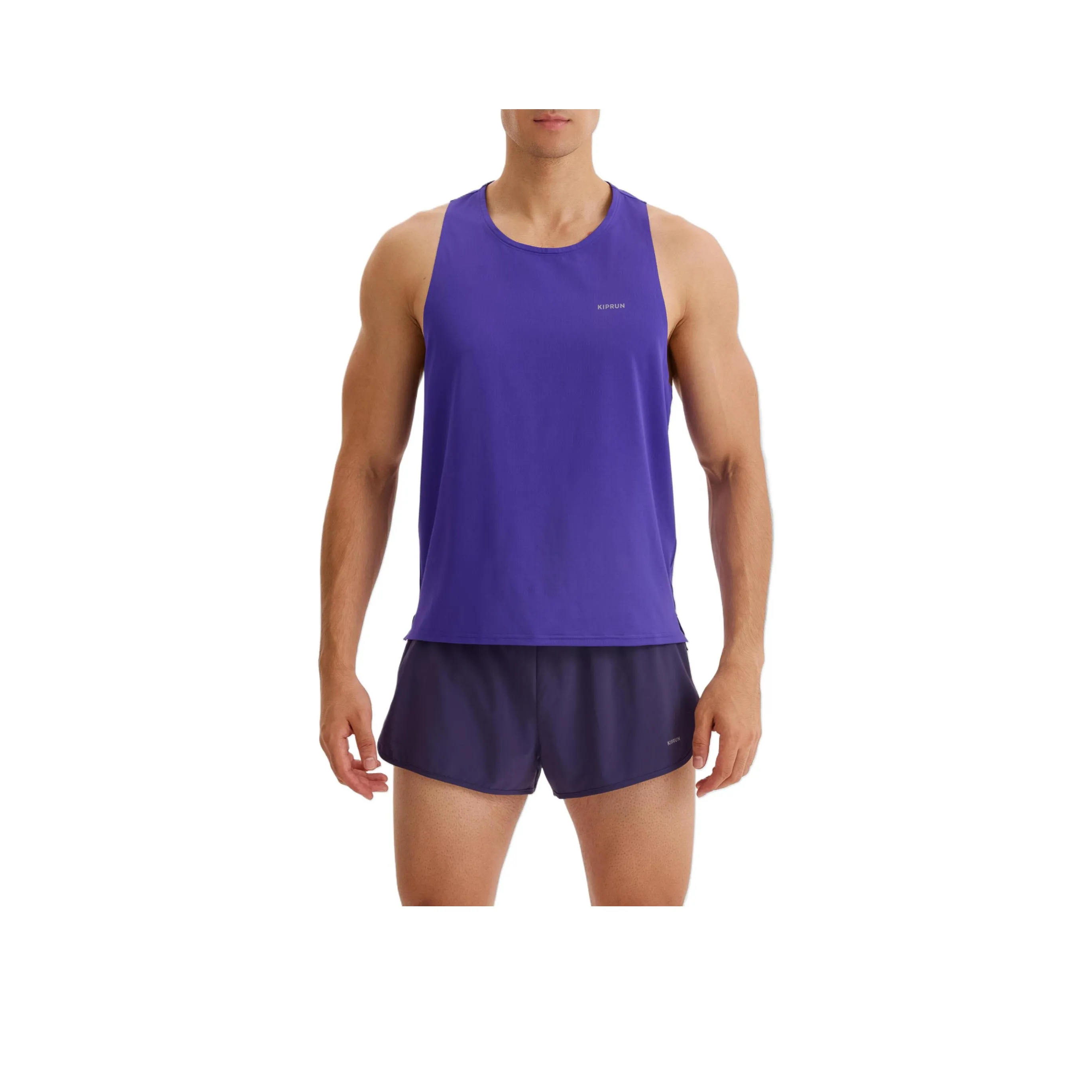 DECATHLON Топ Мужской Ярко-фиолетовый