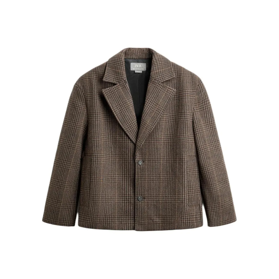 ZARA Коричневый Мужской Деловые костюмы