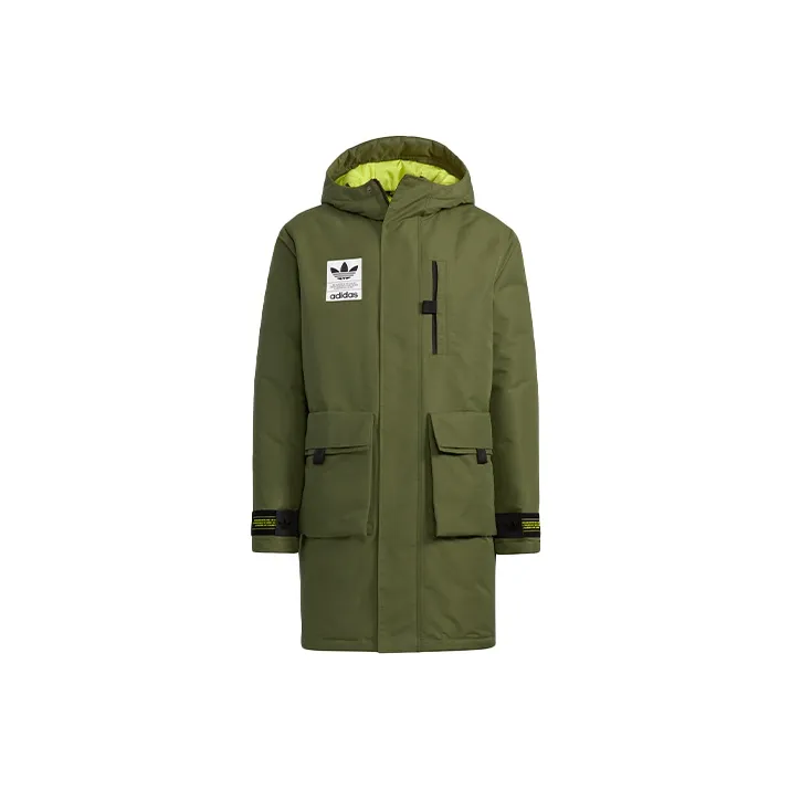 Adidas Originals Down Jacket Winter Men's Dark Olive Green