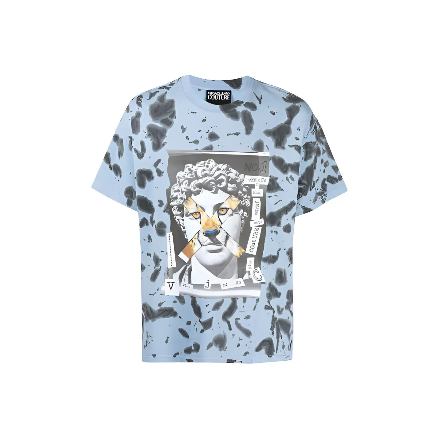 VERSACE JEANS COUTURE SS21 T Shirt Men's Blue