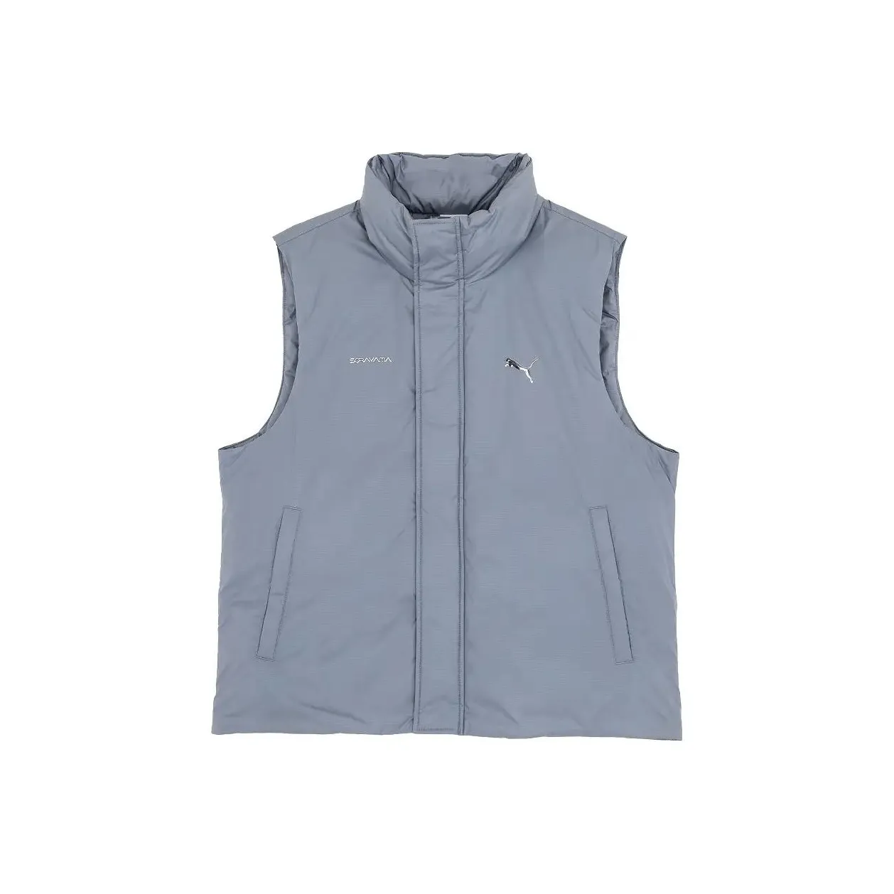 PUMA X Empty Mountain Base Co Branded Model Vest Unisex Gray PUMA X Empty Mountain Base Co Branded Model Vest Унисекс Серый