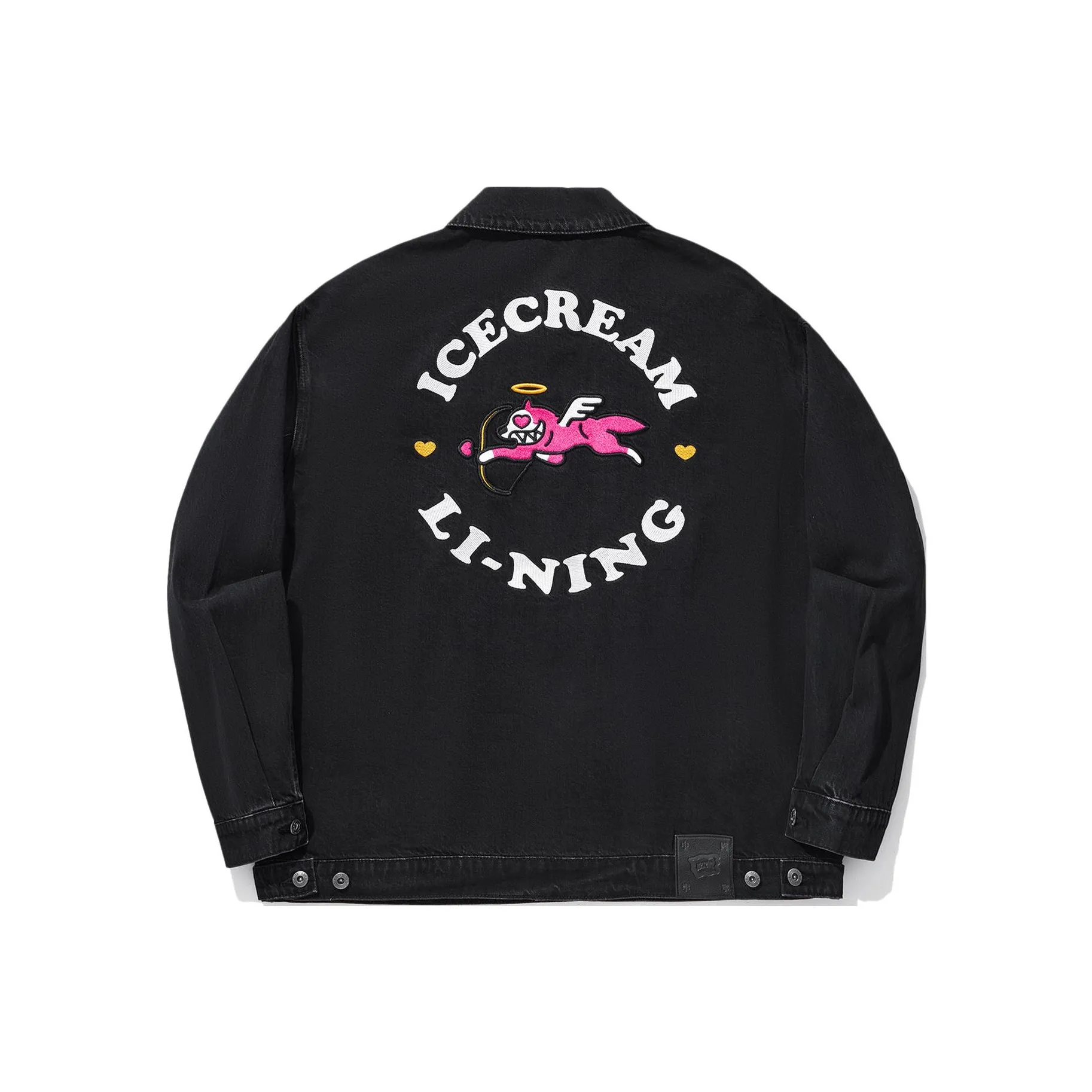 LiNing x ICECREAM Denim Jacket Unisex Black