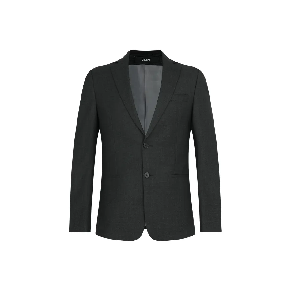 DIKENI Бизнес-костюм мужской темно-углеродный серый