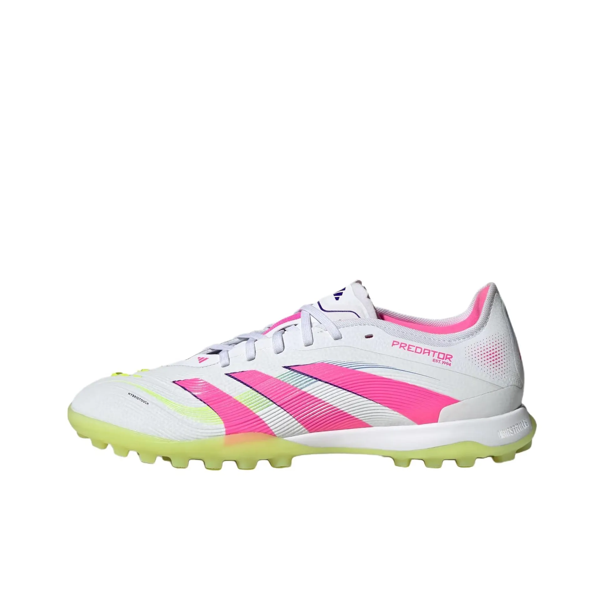 Adidas PREDATOR PRO TF Шипы Искусственные Шипы Устойчивые к Износу Футбольные бутсы Унисекс Розовые Белые